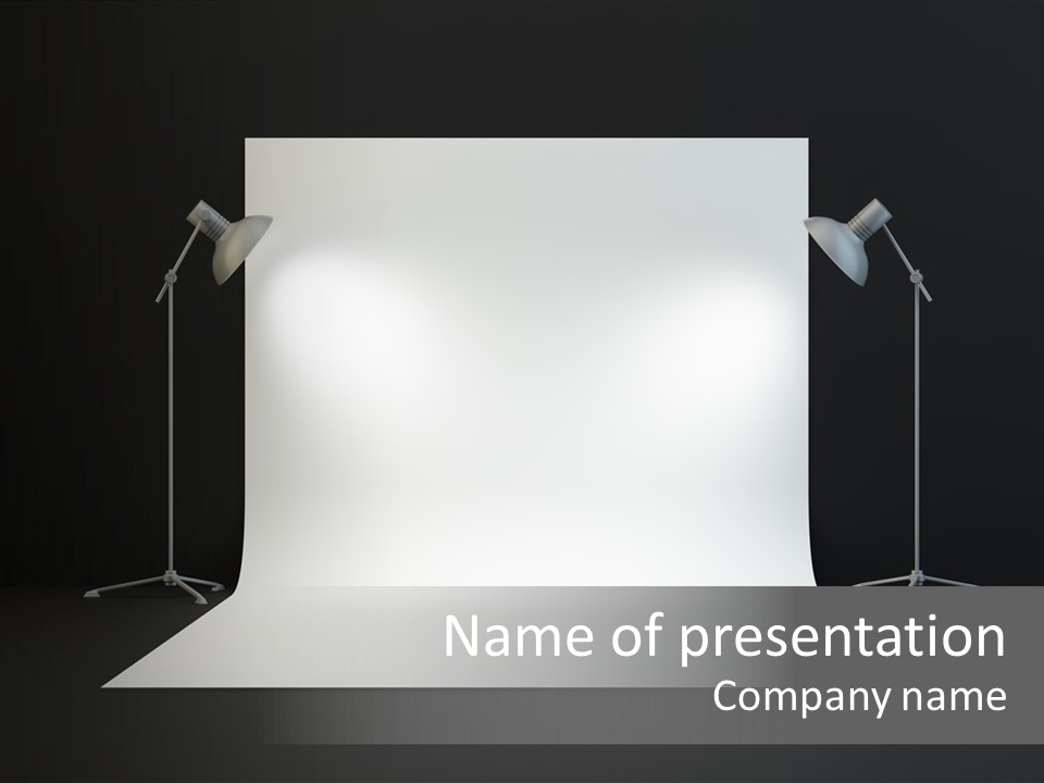 Softbox Place Photography PowerPoint Template