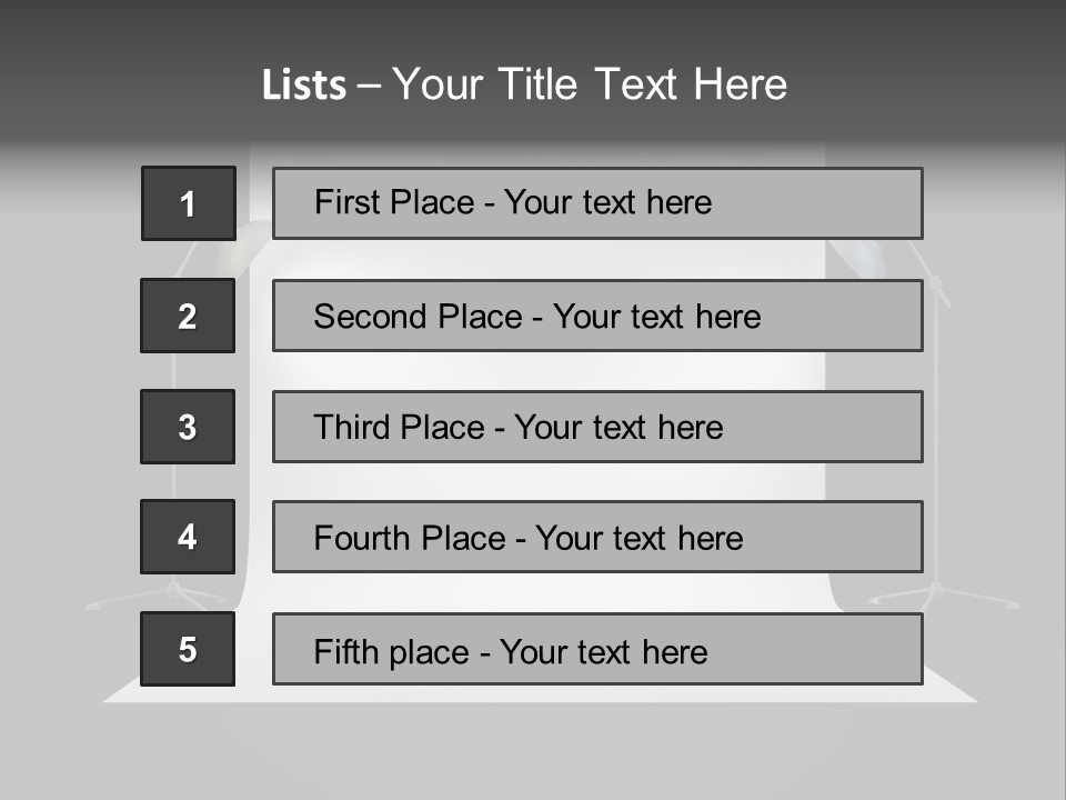 Softbox Place Photography PowerPoint Template