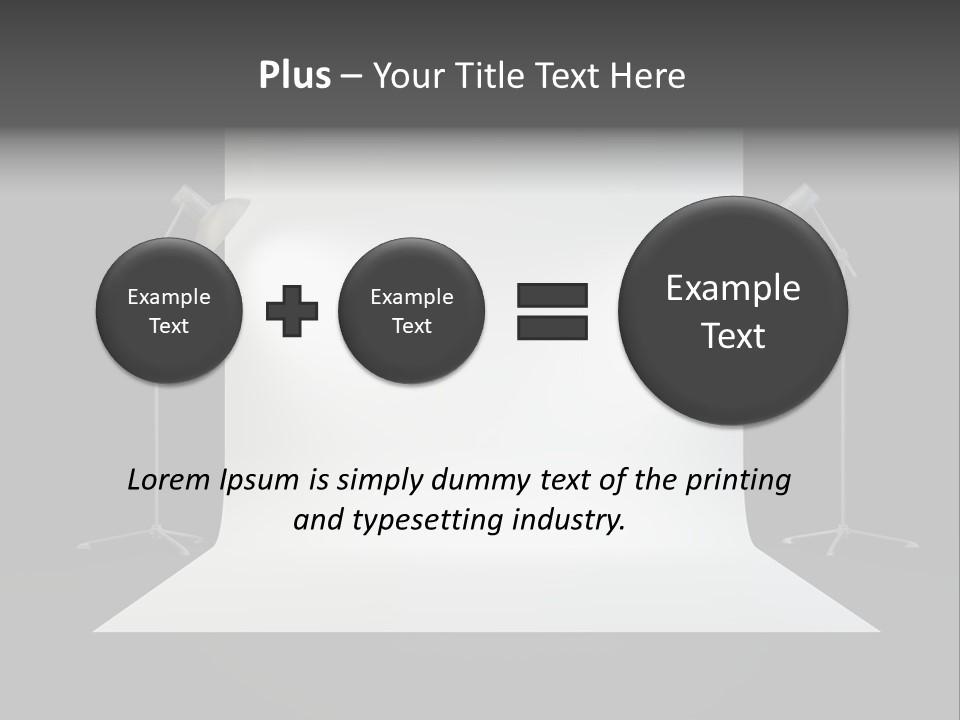 Softbox Place Photography PowerPoint Template