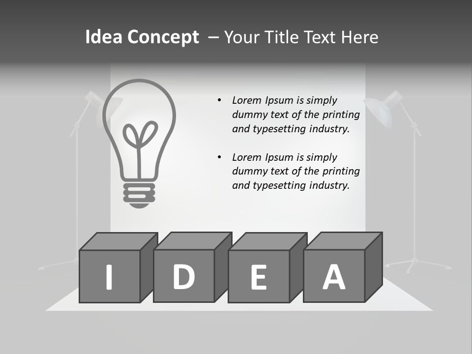 Softbox Place Photography PowerPoint Template