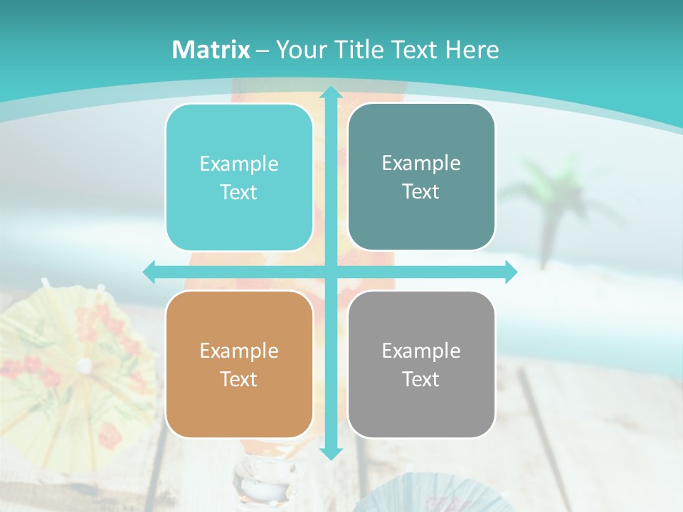 Fruity Milk Beverage PowerPoint Template