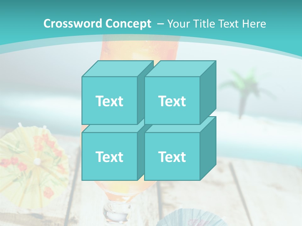 Fruity Milk Beverage PowerPoint Template