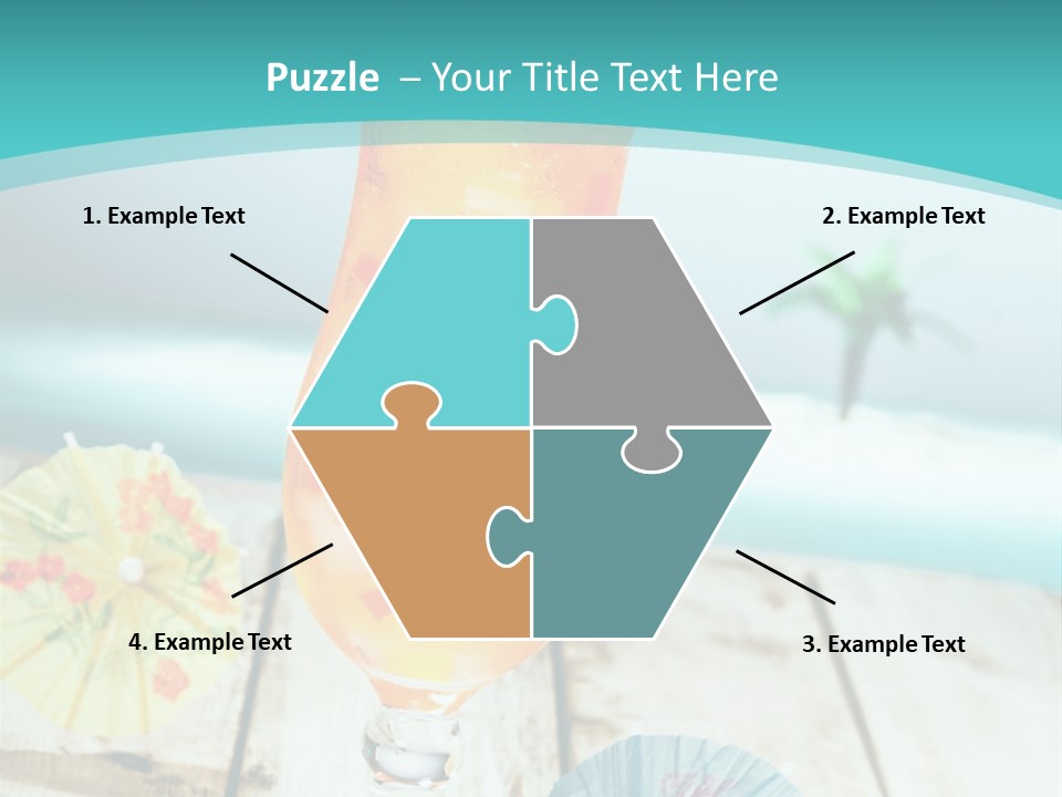 Fruity Milk Beverage PowerPoint Template