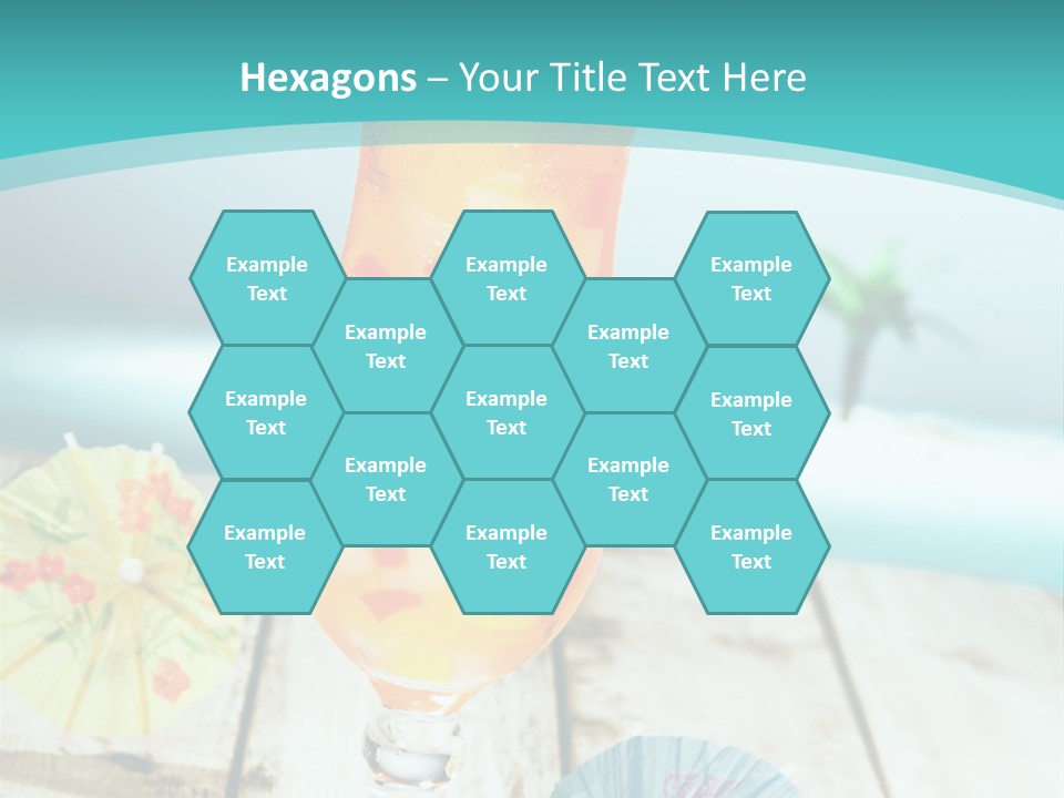 Fruity Milk Beverage PowerPoint Template