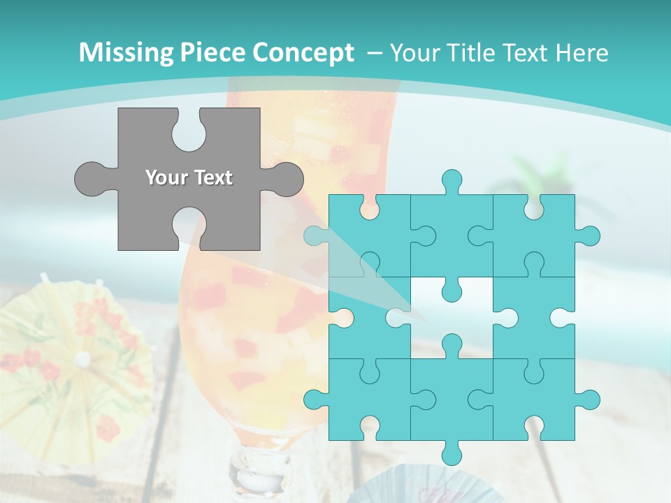 Fruity Milk Beverage PowerPoint Template