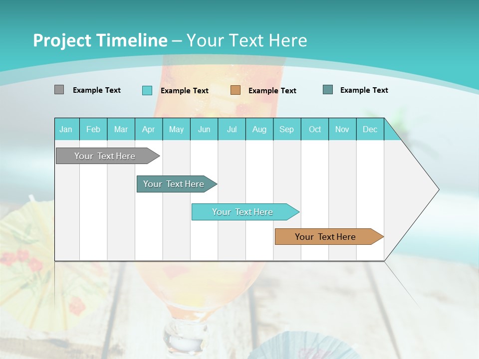 Fruity Milk Beverage PowerPoint Template