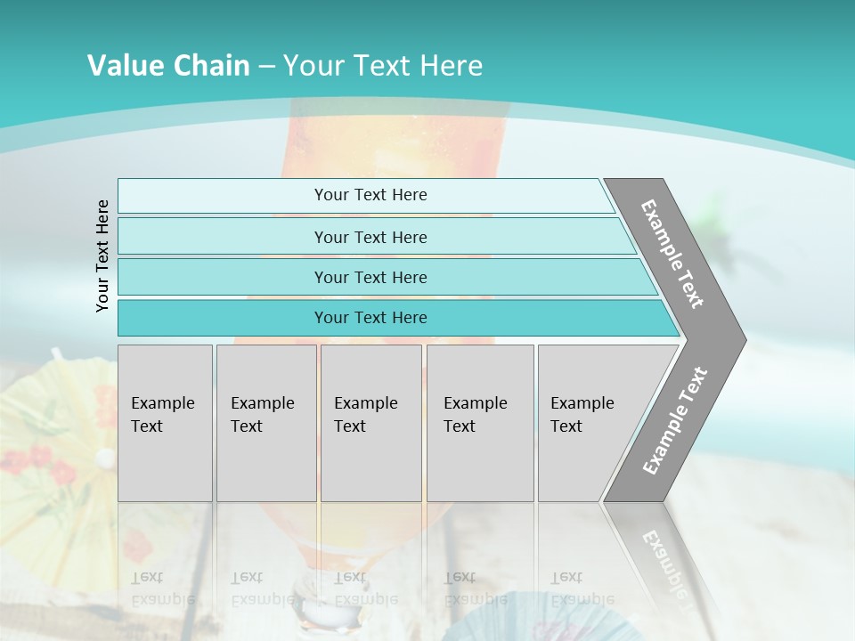 Fruity Milk Beverage PowerPoint Template