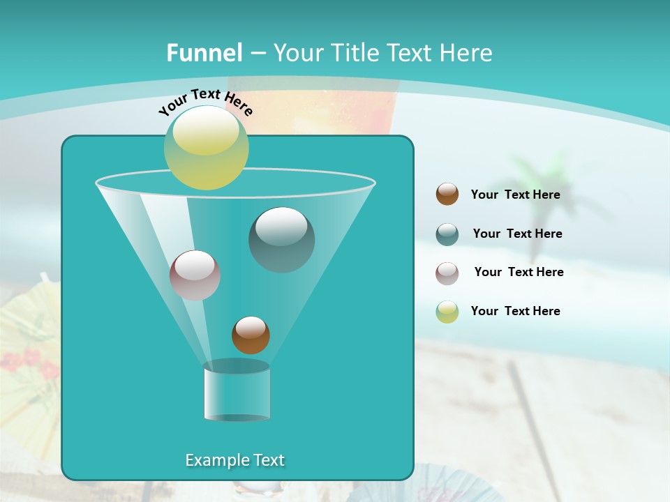 Fruity Milk Beverage PowerPoint Template