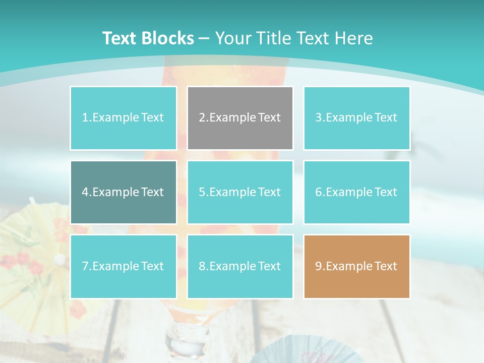 Fruity Milk Beverage PowerPoint Template