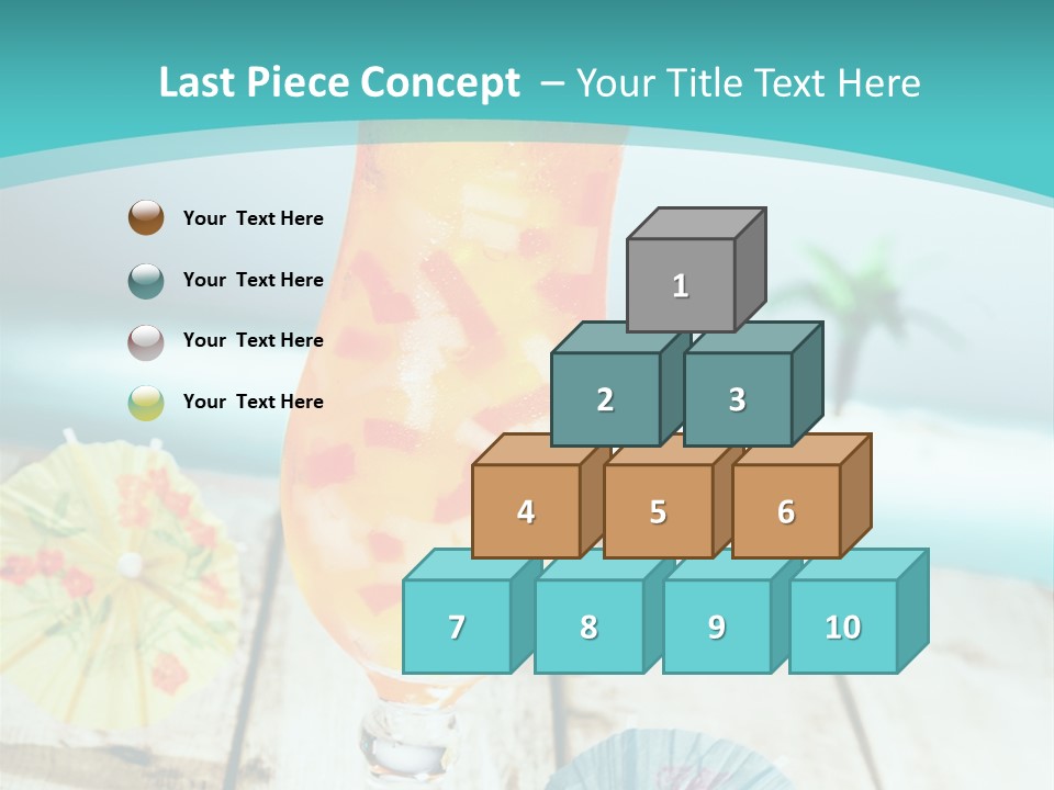 Fruity Milk Beverage PowerPoint Template