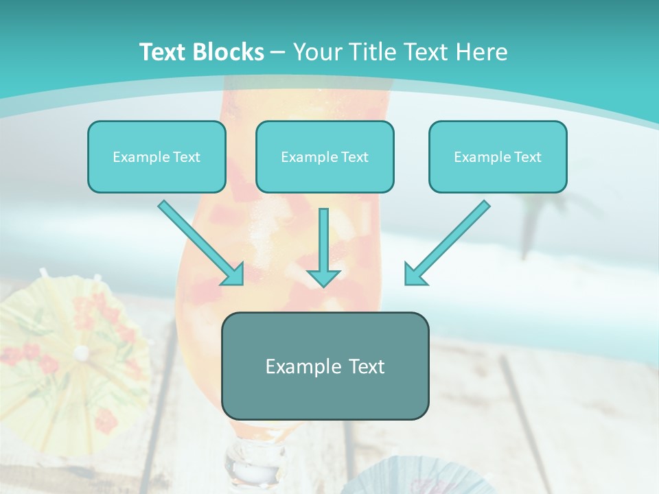 Fruity Milk Beverage PowerPoint Template
