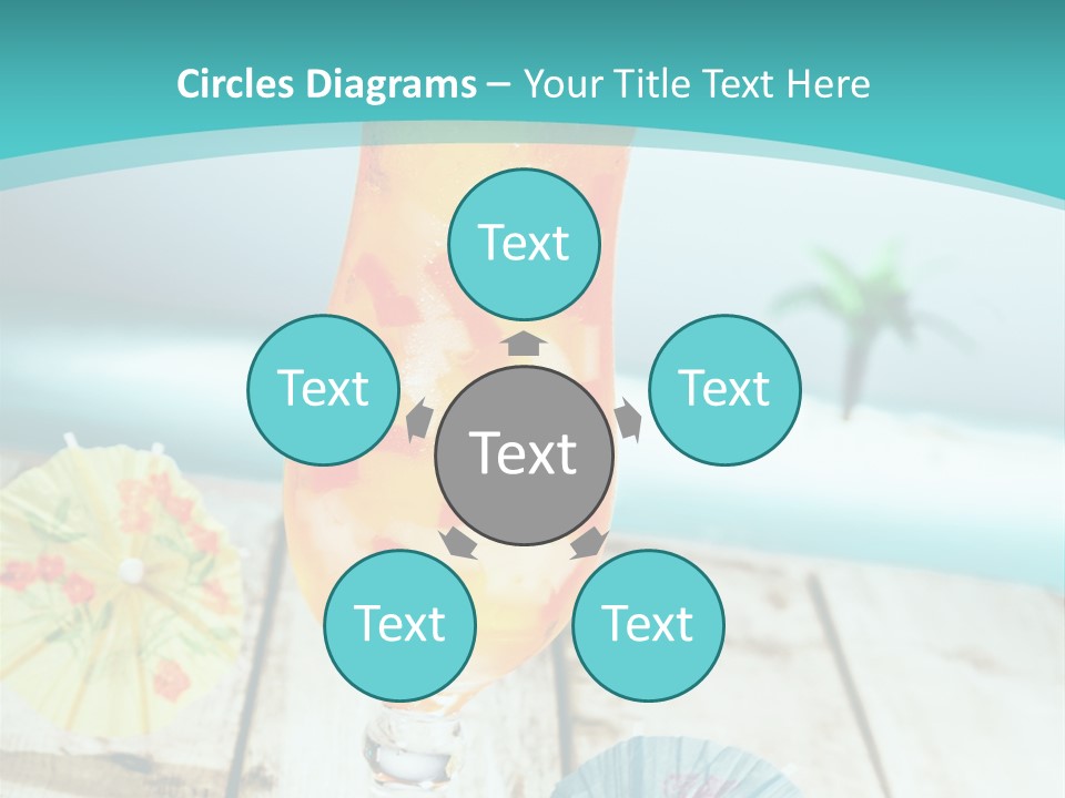 Fruity Milk Beverage PowerPoint Template