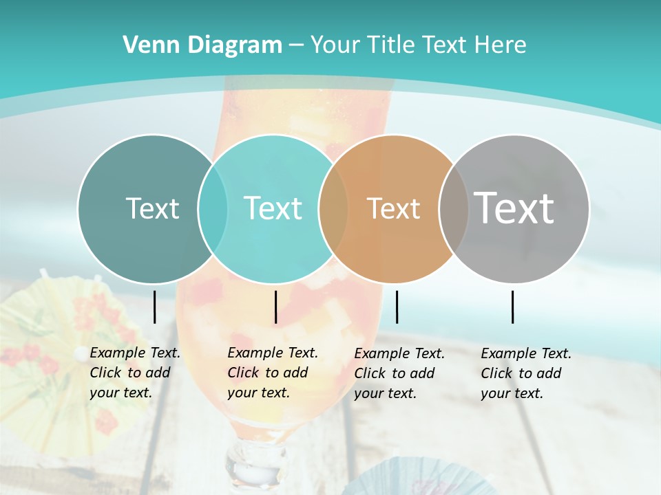Fruity Milk Beverage PowerPoint Template