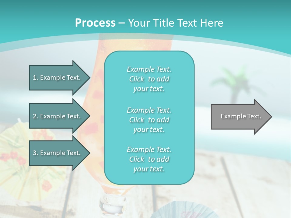 Fruity Milk Beverage PowerPoint Template