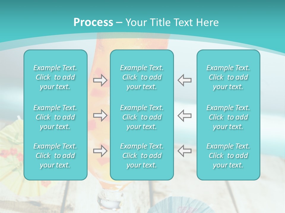Fruity Milk Beverage PowerPoint Template