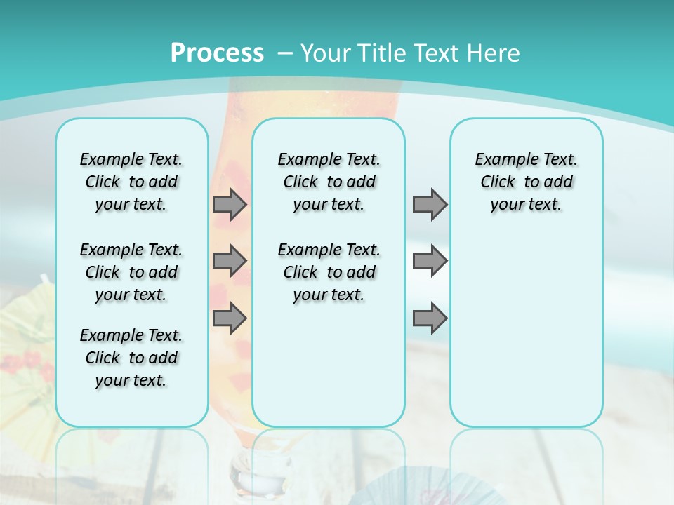 Fruity Milk Beverage PowerPoint Template