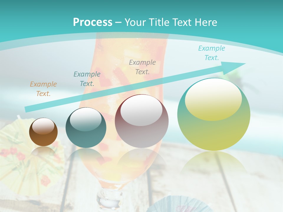 Fruity Milk Beverage PowerPoint Template
