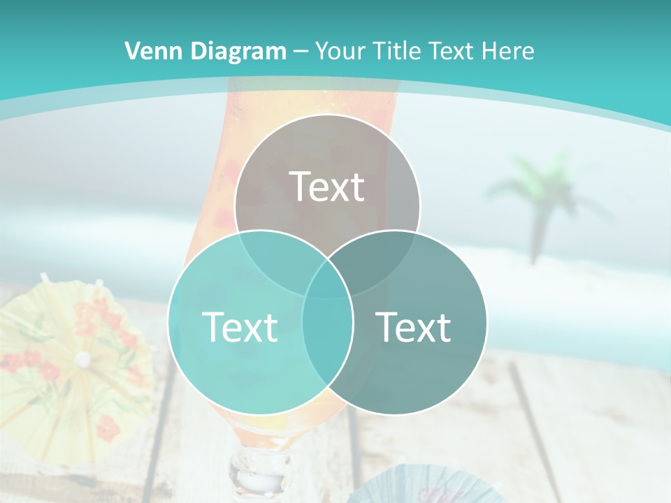 Fruity Milk Beverage PowerPoint Template