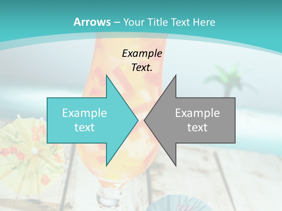 Fruity Milk Beverage PowerPoint Template