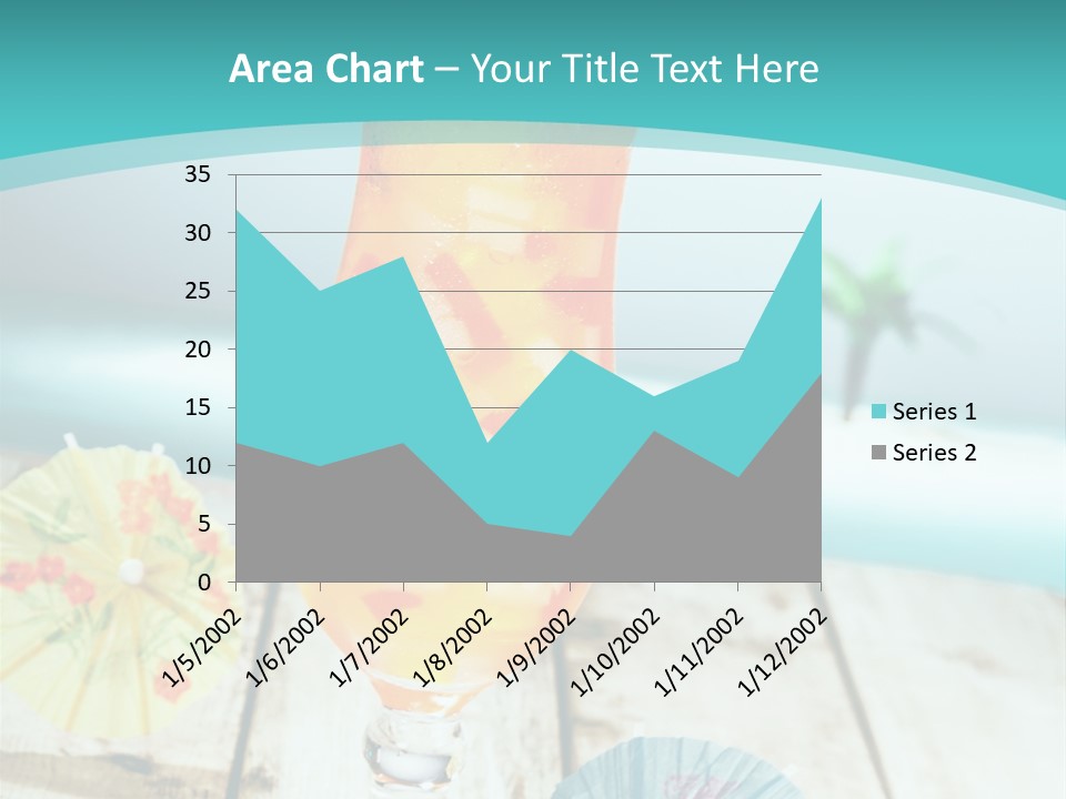 Fruity Milk Beverage PowerPoint Template