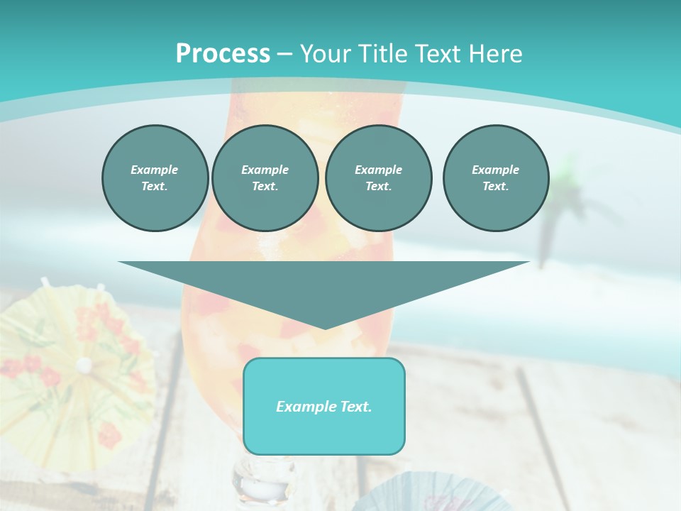 Fruity Milk Beverage PowerPoint Template