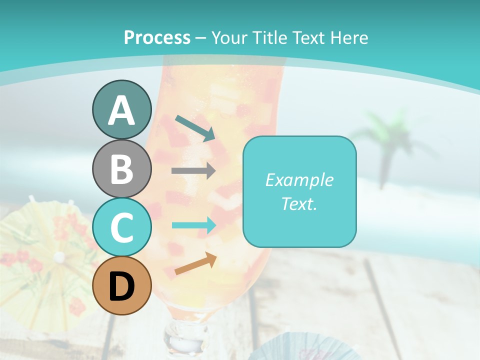 Fruity Milk Beverage PowerPoint Template