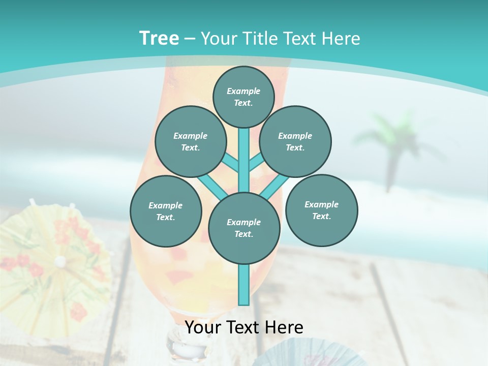 Fruity Milk Beverage PowerPoint Template