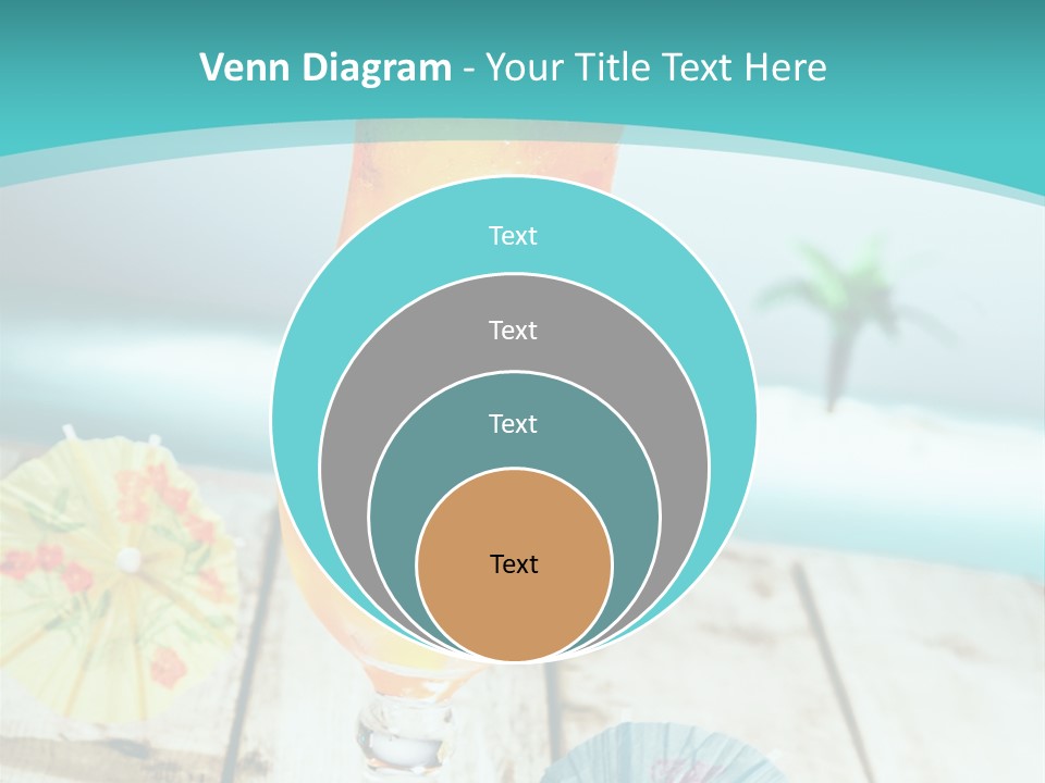 Fruity Milk Beverage PowerPoint Template