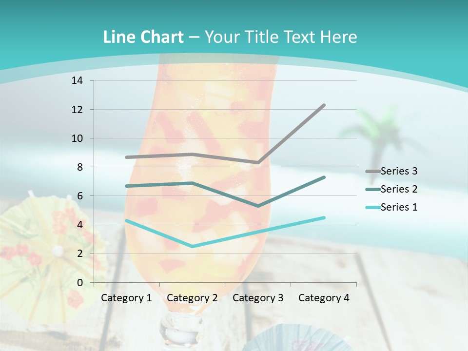 Fruity Milk Beverage PowerPoint Template