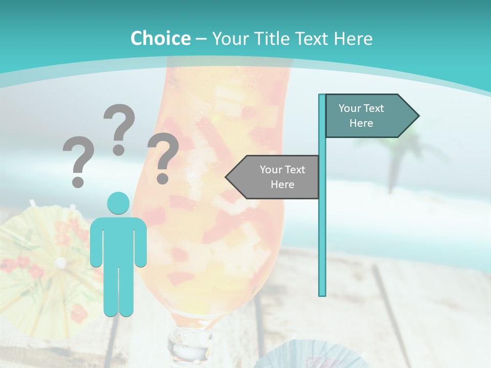 Fruity Milk Beverage PowerPoint Template