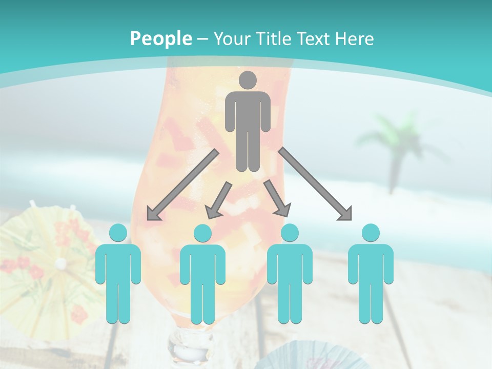 Fruity Milk Beverage PowerPoint Template