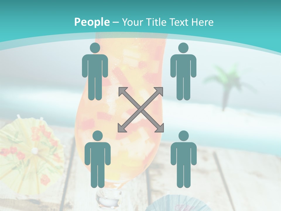 Fruity Milk Beverage PowerPoint Template