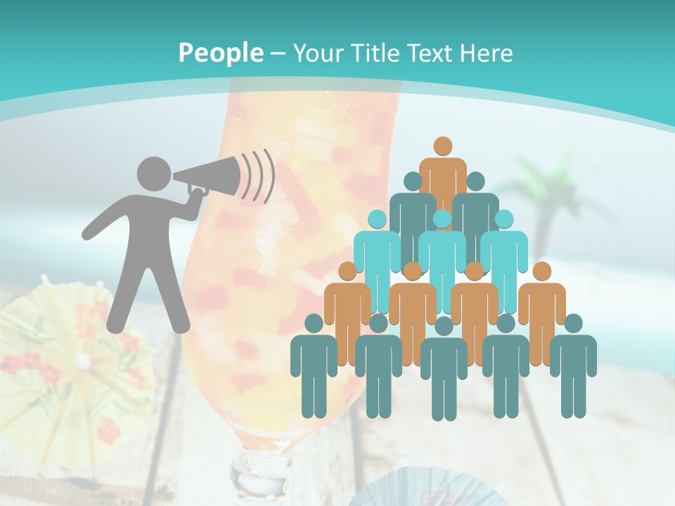 Fruity Milk Beverage PowerPoint Template