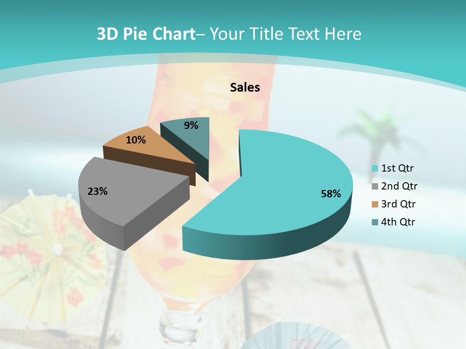 Fruity Milk Beverage PowerPoint Template