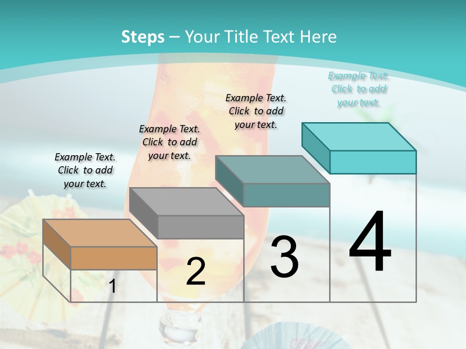 Fruity Milk Beverage PowerPoint Template