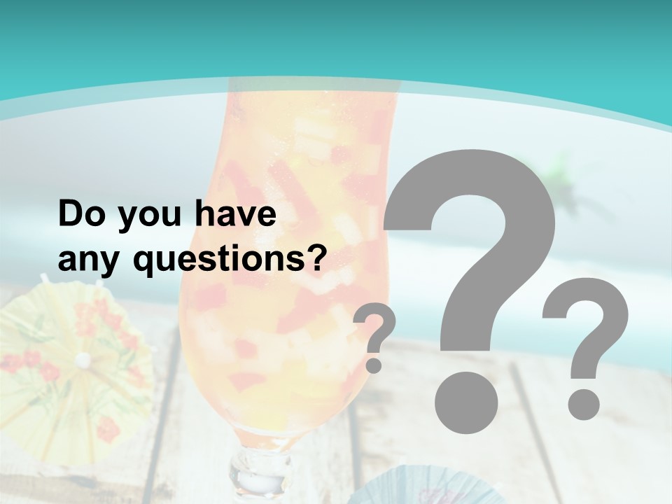 Fruity Milk Beverage PowerPoint Template