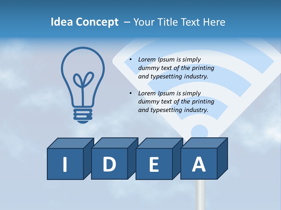 Public Web Wi Fi PowerPoint Template