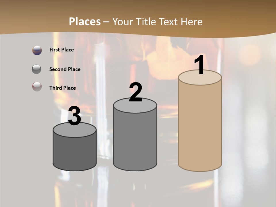 Vibrant Alcoholic Orange PowerPoint Template