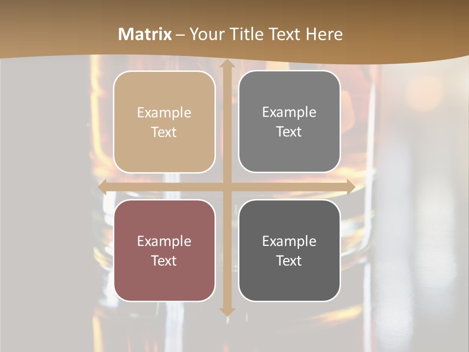 Vibrant Alcoholic Orange PowerPoint Template