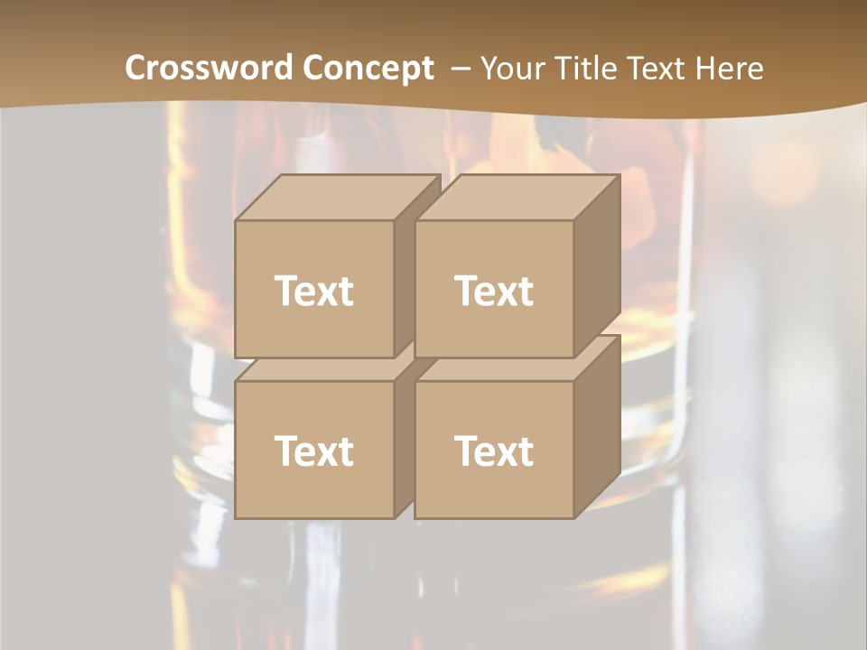 Vibrant Alcoholic Orange PowerPoint Template