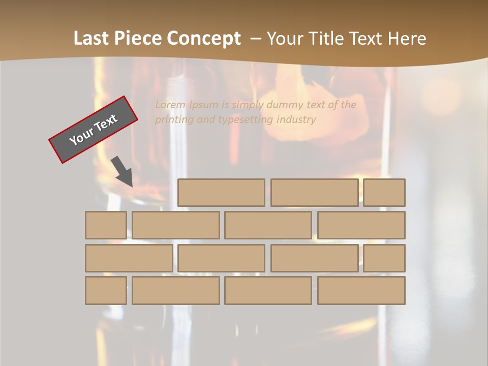 Vibrant Alcoholic Orange PowerPoint Template