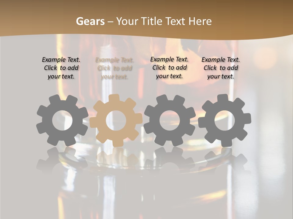 Vibrant Alcoholic Orange PowerPoint Template