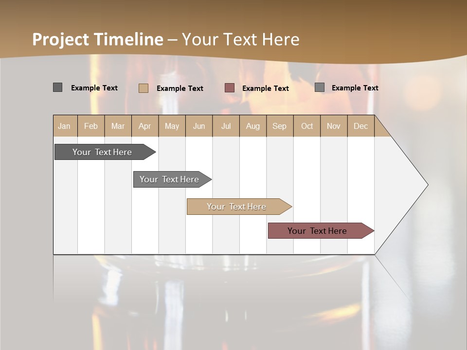 Vibrant Alcoholic Orange PowerPoint Template