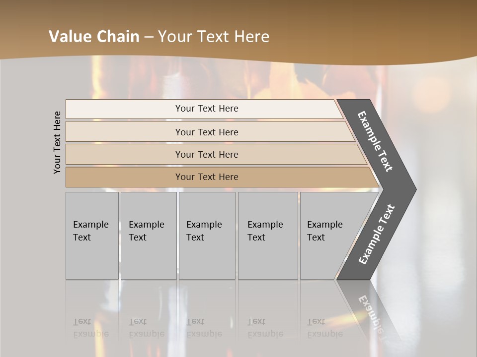 Vibrant Alcoholic Orange PowerPoint Template