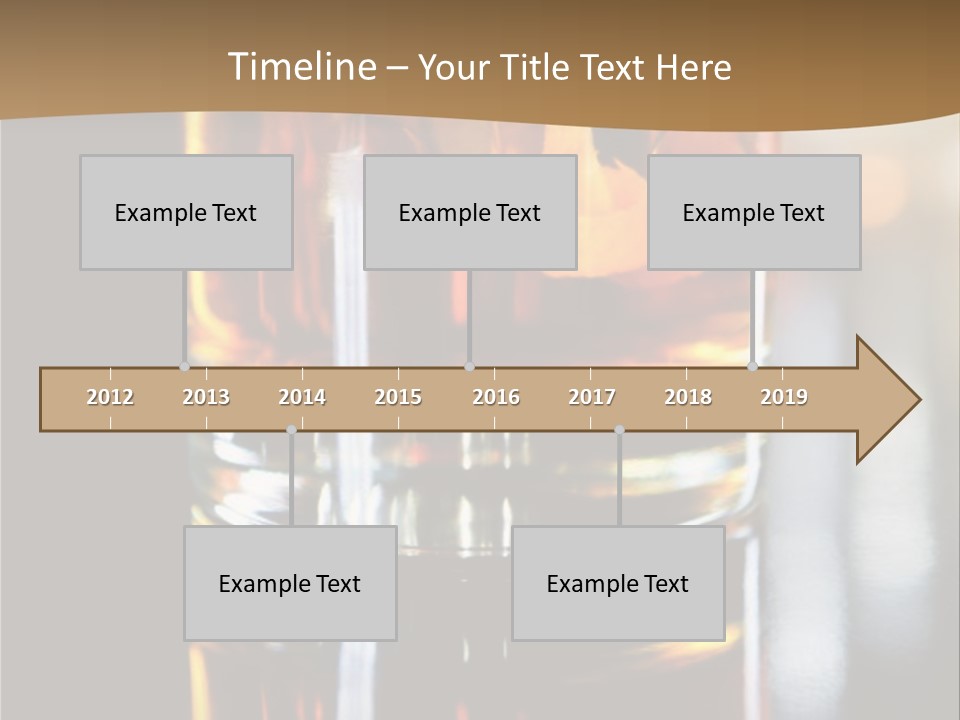 Vibrant Alcoholic Orange PowerPoint Template