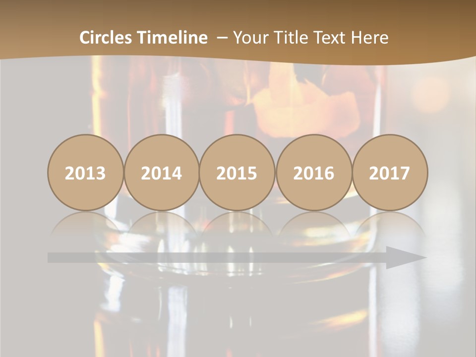 Vibrant Alcoholic Orange PowerPoint Template