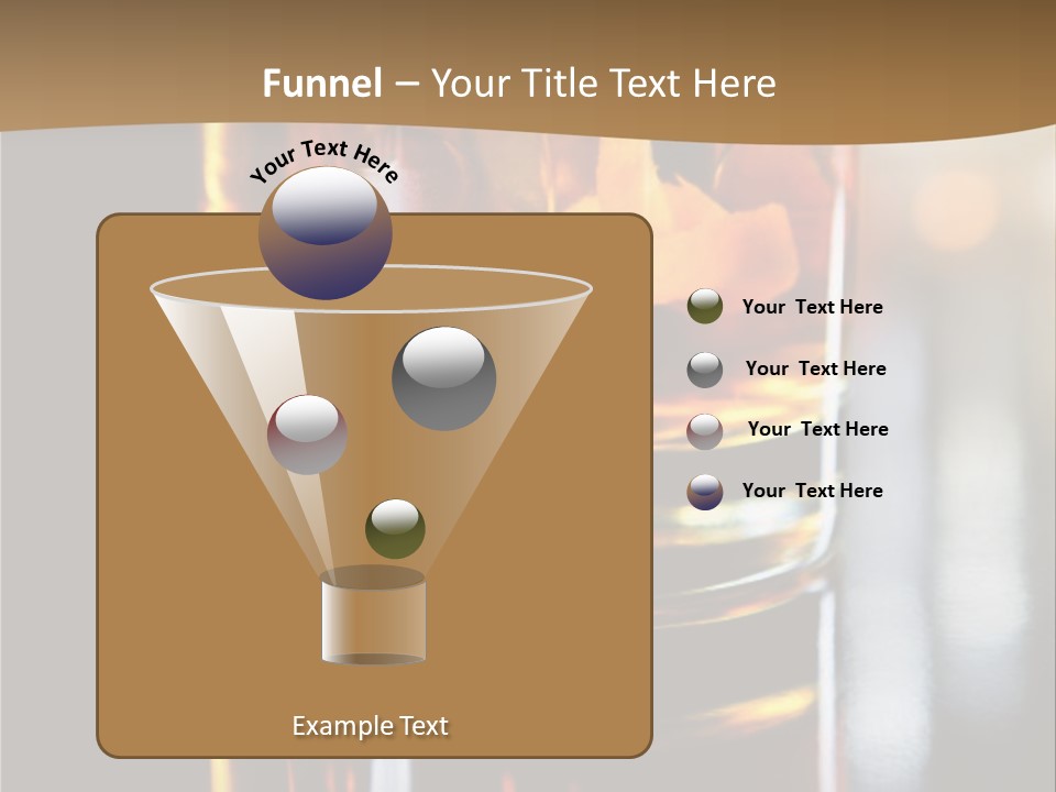 Vibrant Alcoholic Orange PowerPoint Template