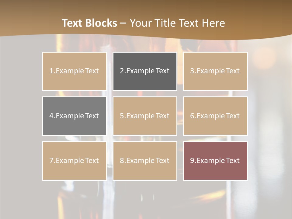 Vibrant Alcoholic Orange PowerPoint Template