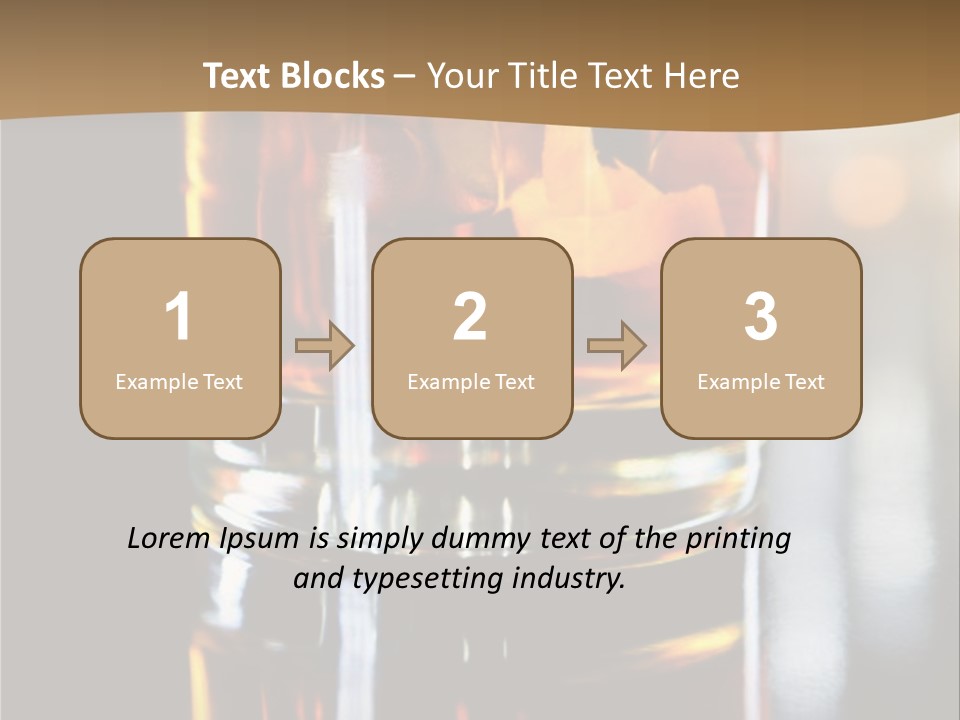 Vibrant Alcoholic Orange PowerPoint Template