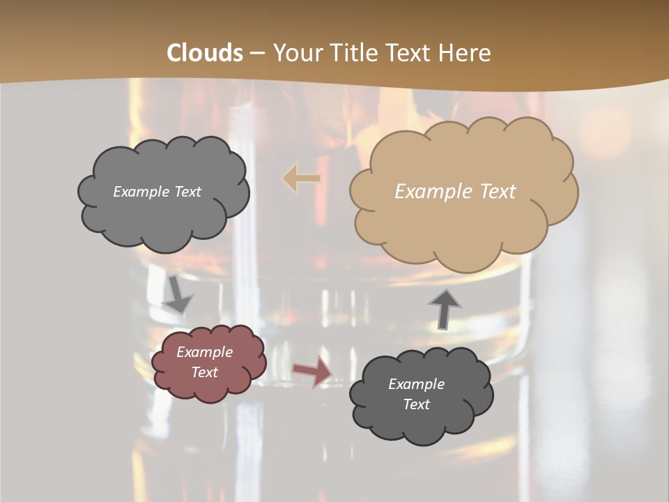 Vibrant Alcoholic Orange PowerPoint Template